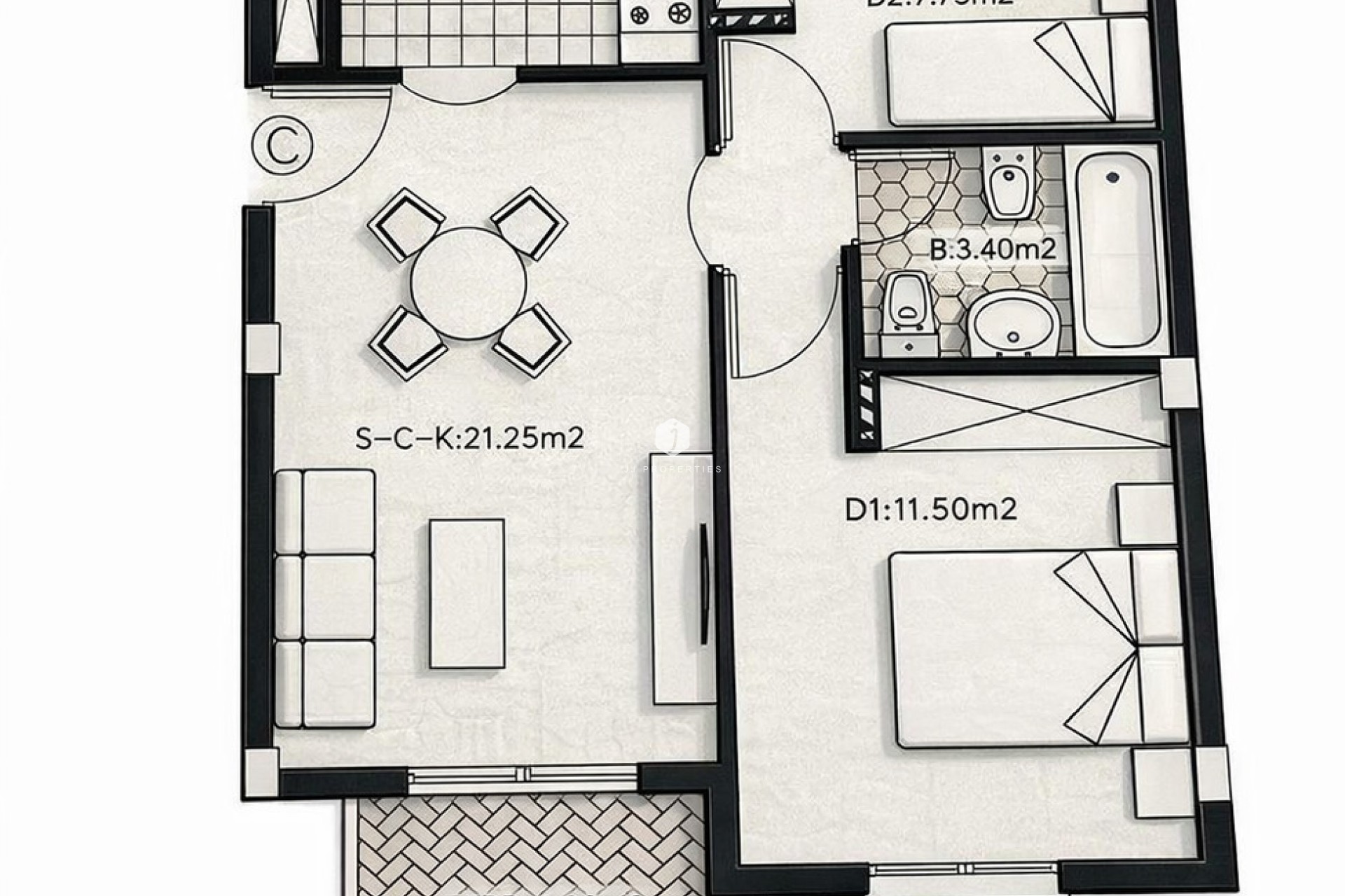 Aus zweiter Hand - Wohnung -
Lomas de Caboroig - Costa Blanca
