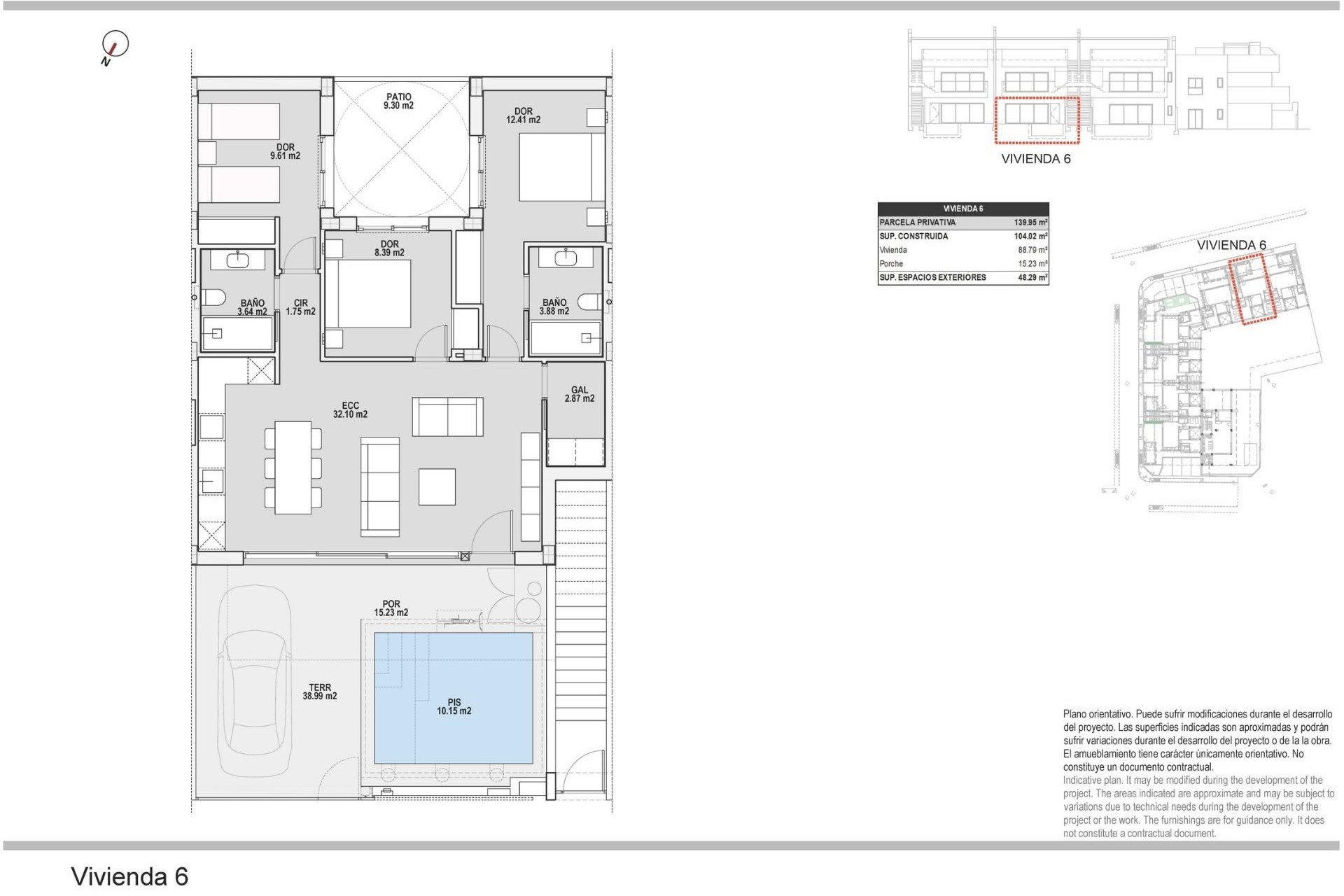 Neue Gebäude - Bungalow -
Pilar de la Horadada - pueblo