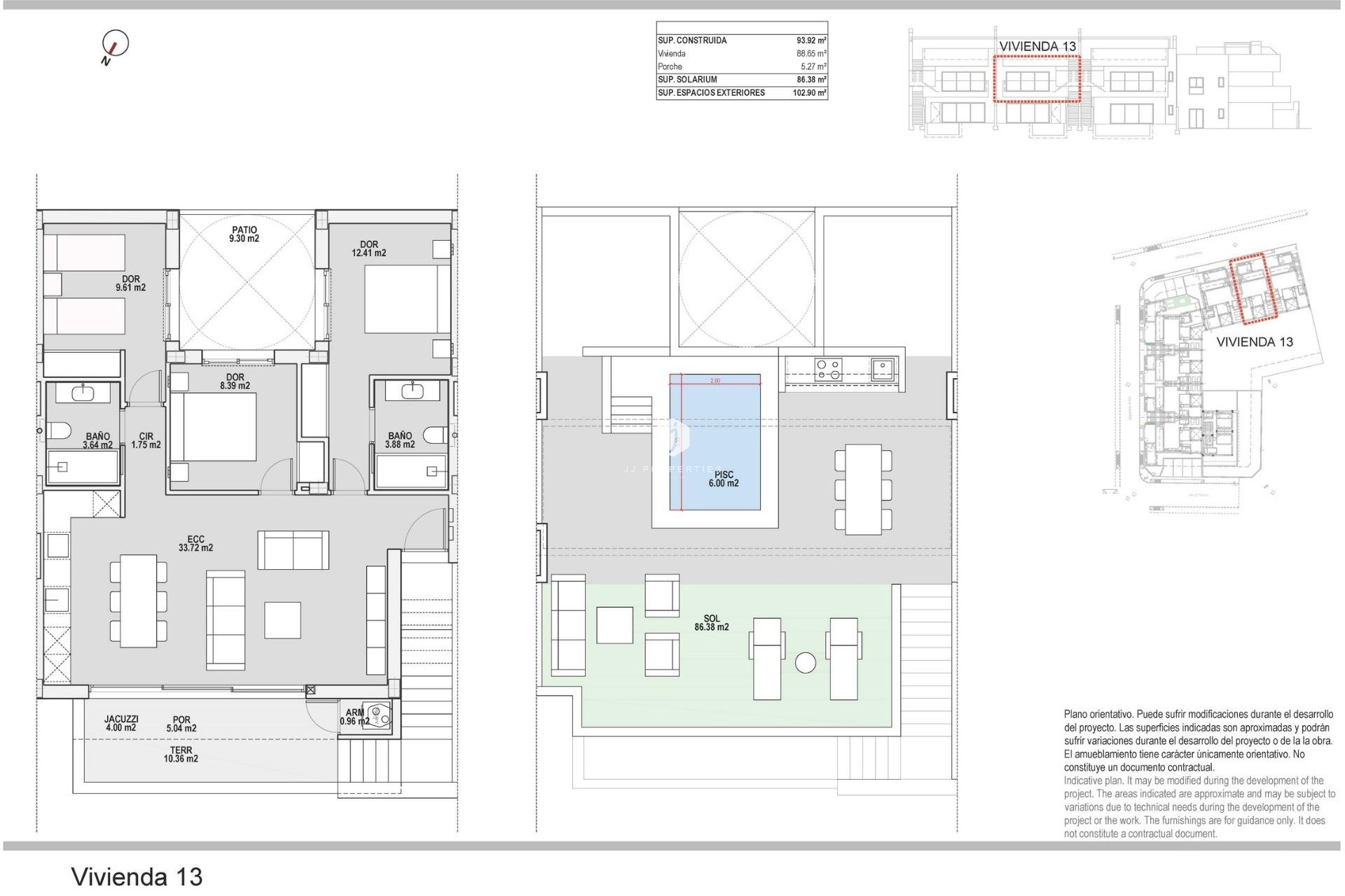 Neue Gebäude - Bungalow -
Pilar de la Horadada - pueblo