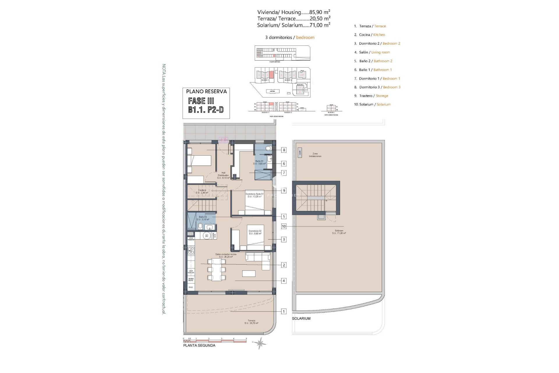 Neue Gebäude - Penthouse -
Los Alcazares - La Serena Golf