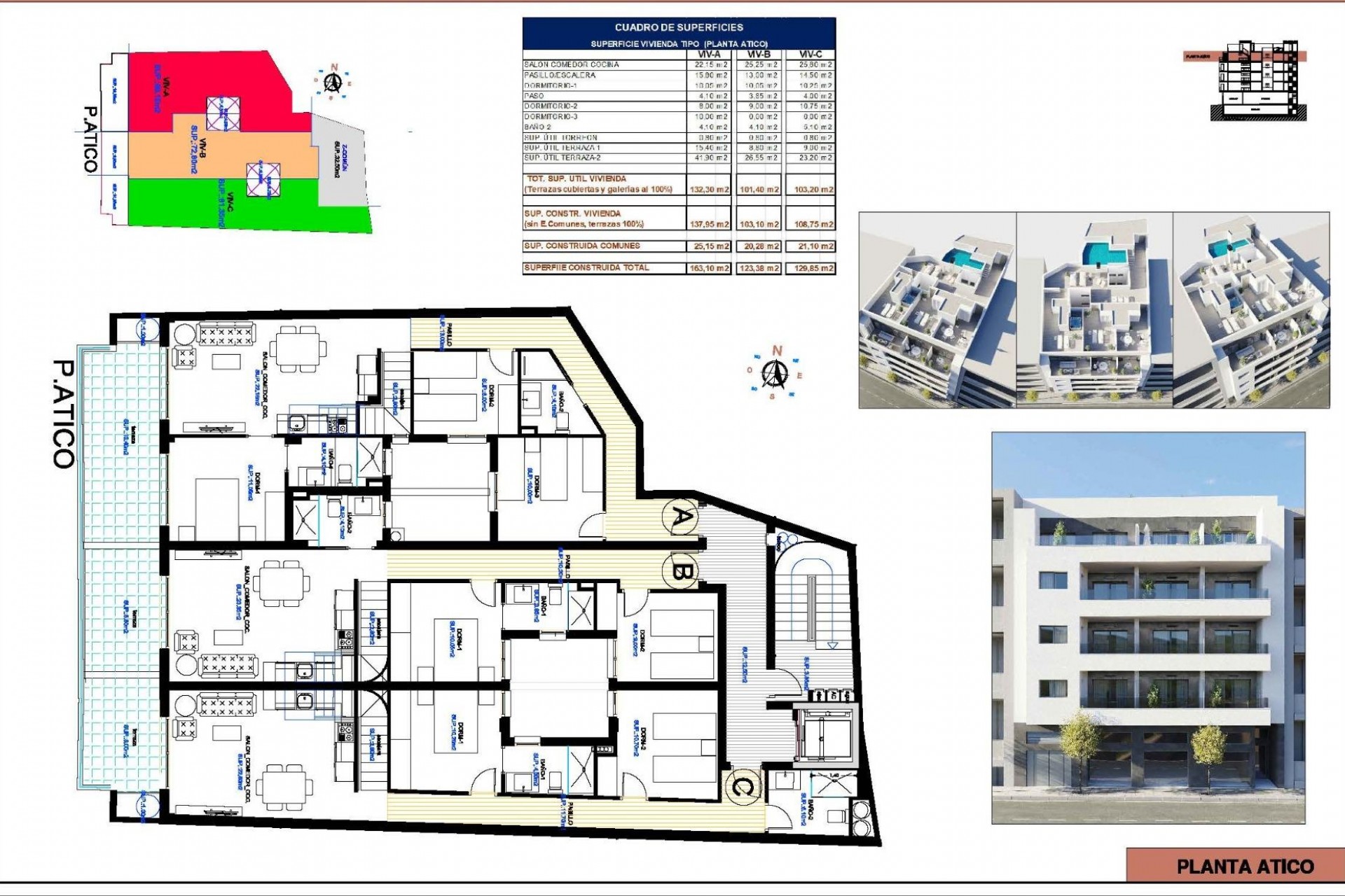 Neue Gebäude - Penthouse -
Torrevieja - Centro