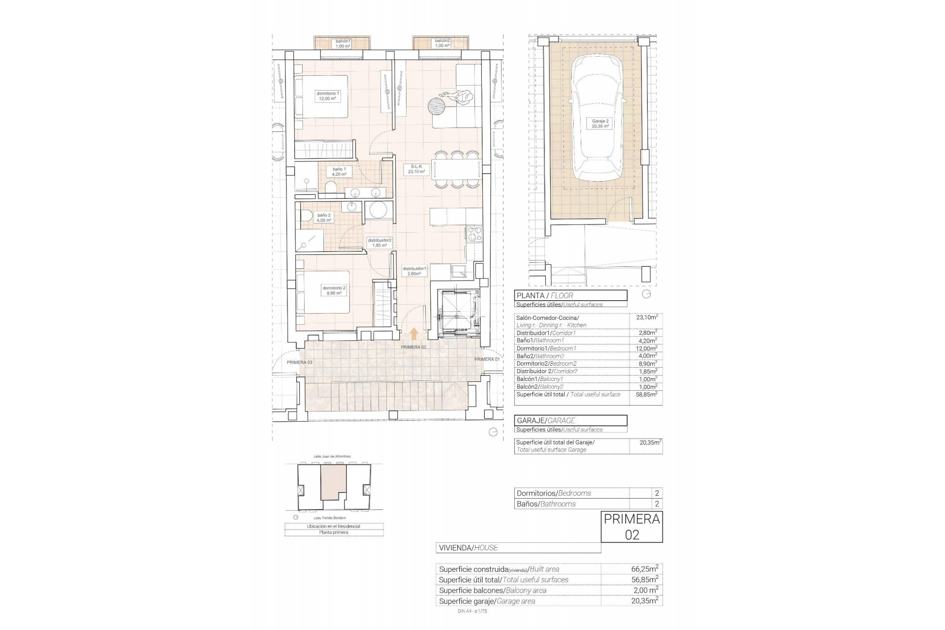 Neue Gebäude - Wohnung -
Hondón de las Nieves - Pueblo