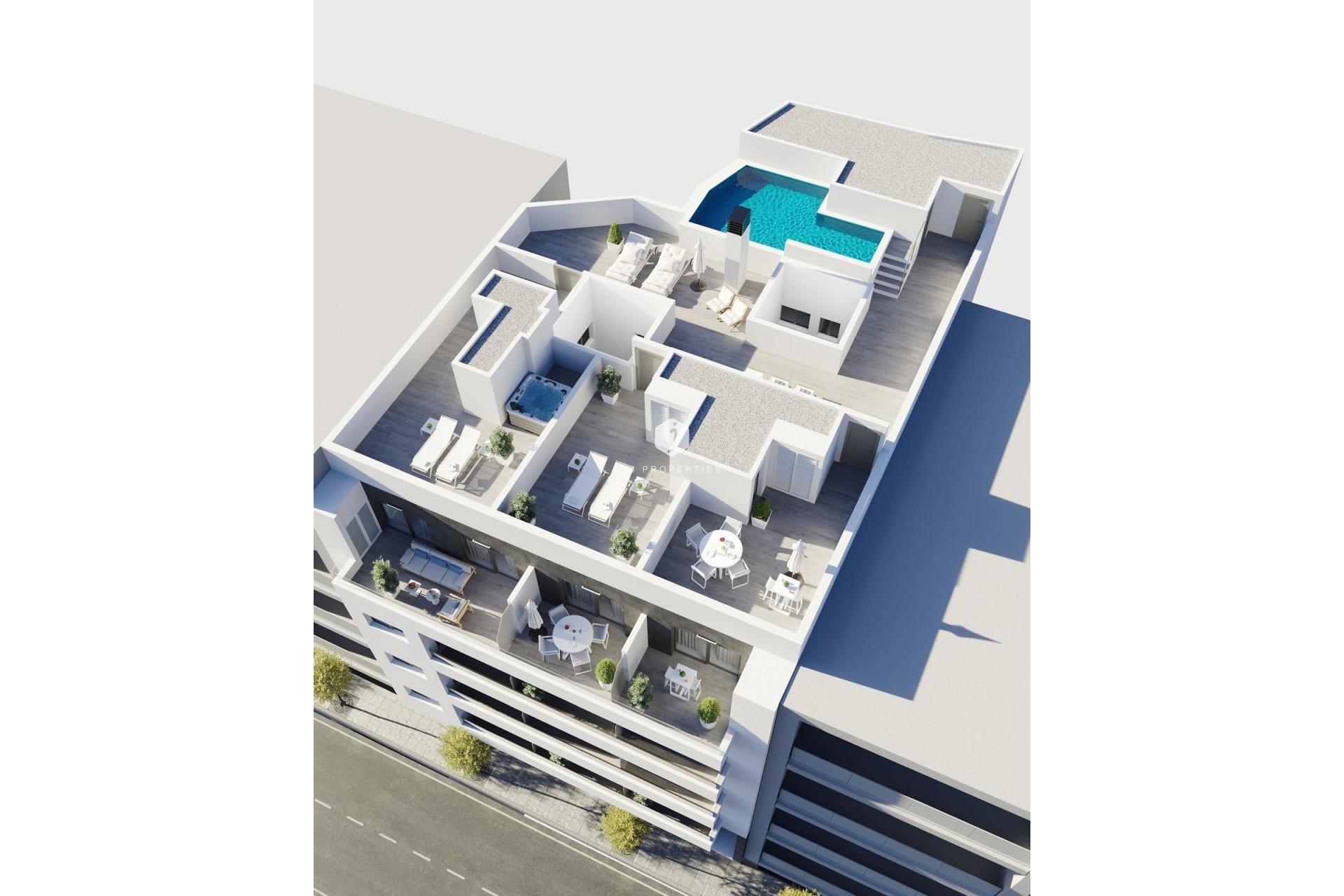 Neue Gebäude - Wohnung -
Torrevieja - Centro
