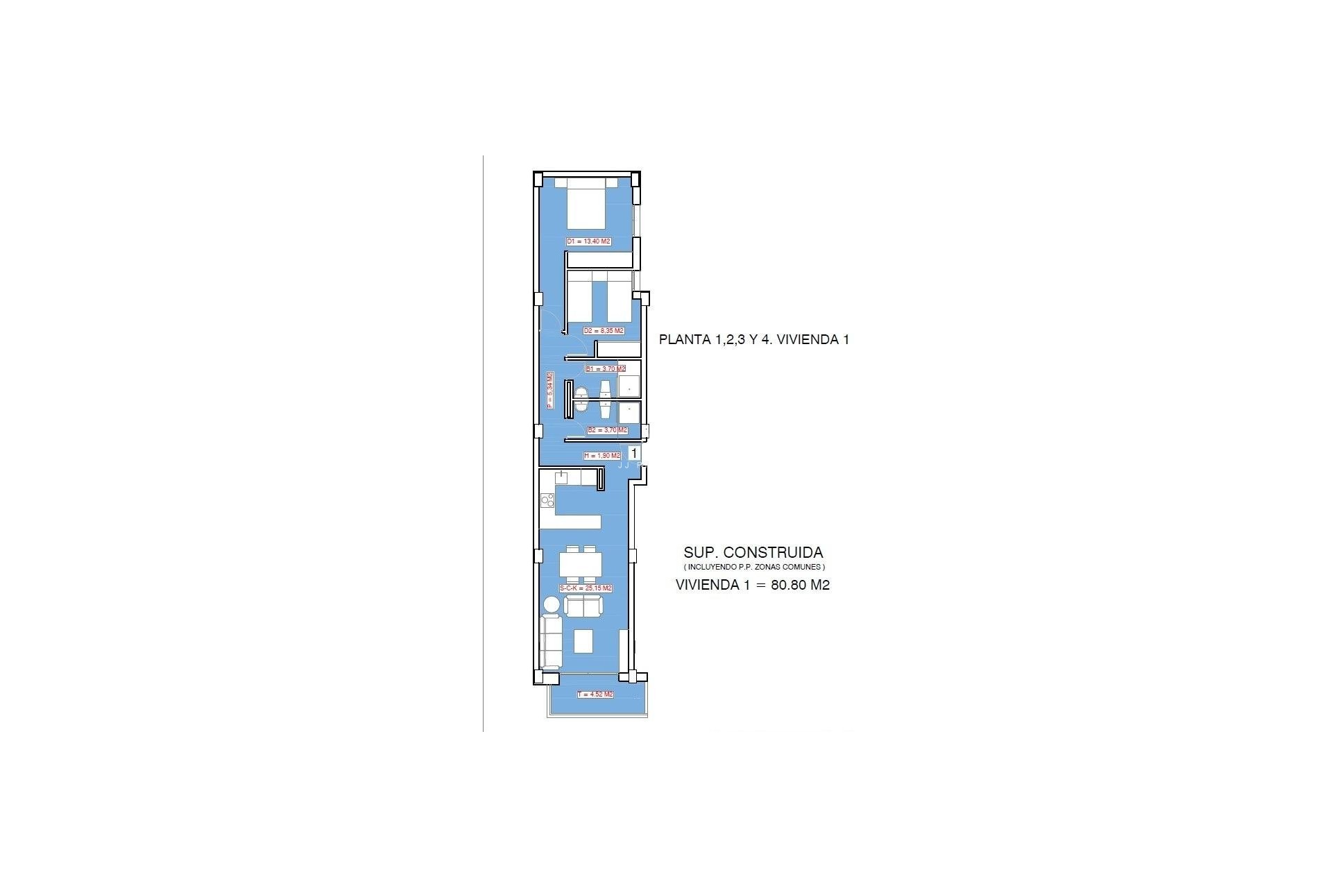 New Build - Apartment / flat -
Torrevieja - Playa El Acequión