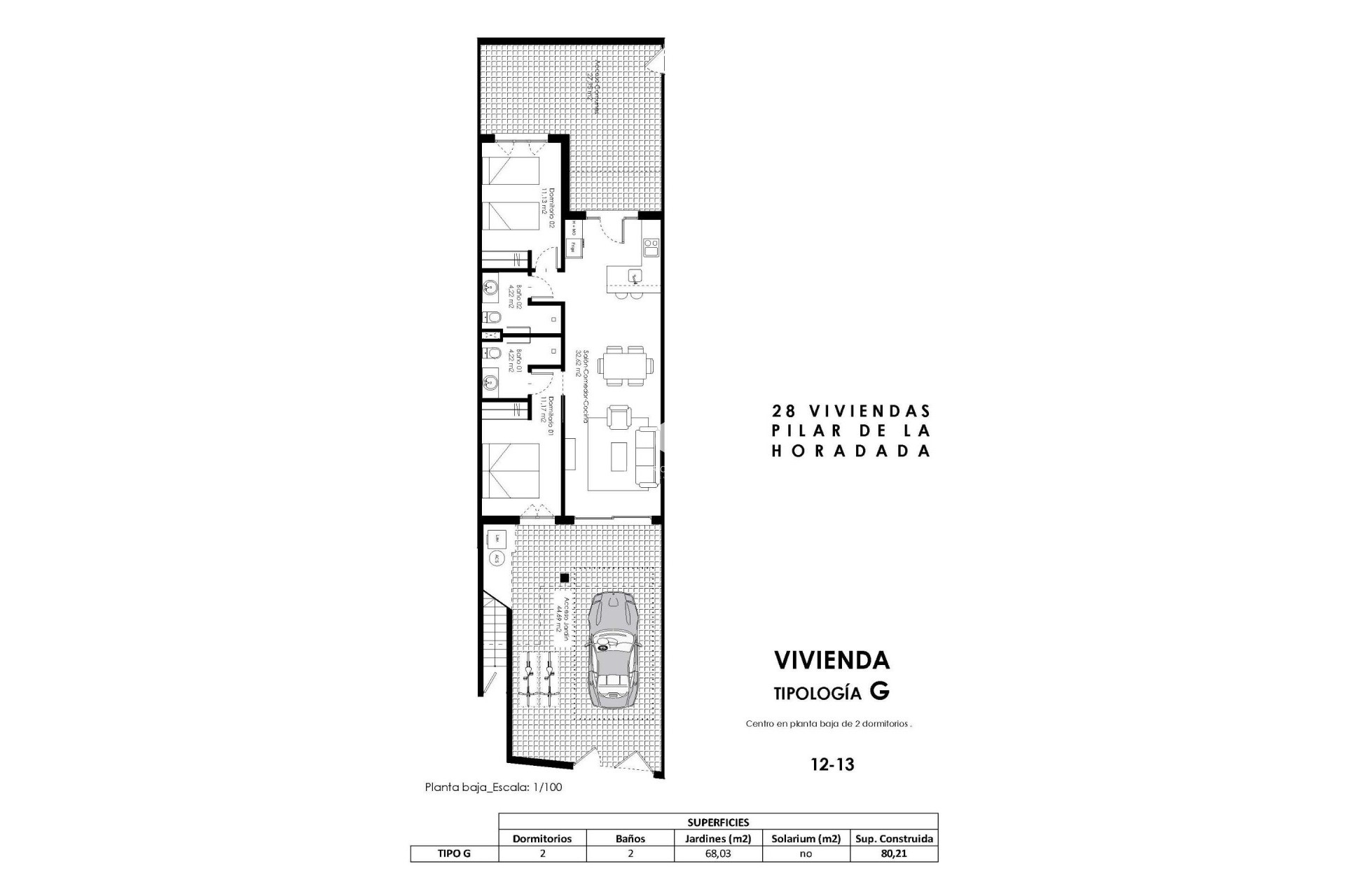 New Build - Bungalow -
Pilar de la Horadada - pueblo