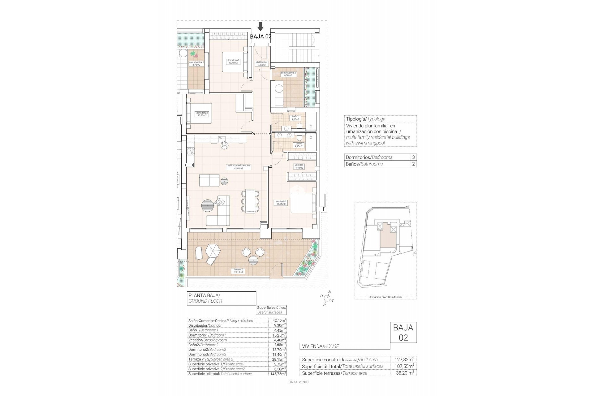 Nieuwbouw Woningen - Appartement / flat -
Hondón de las Nieves - Pueblo