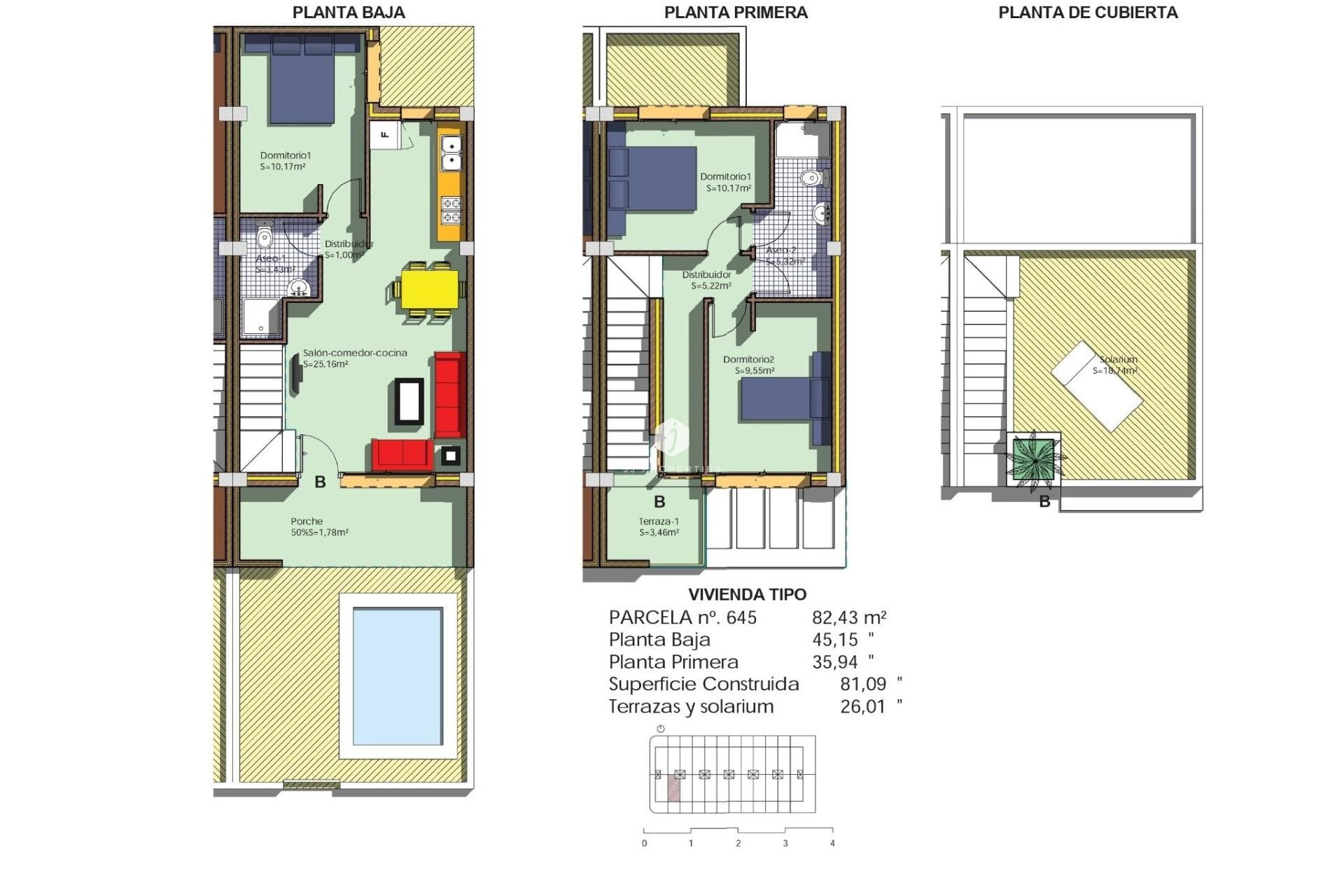 Nieuwbouw Woningen - Herenhuis -
Orihuela Costa - PAU 26
