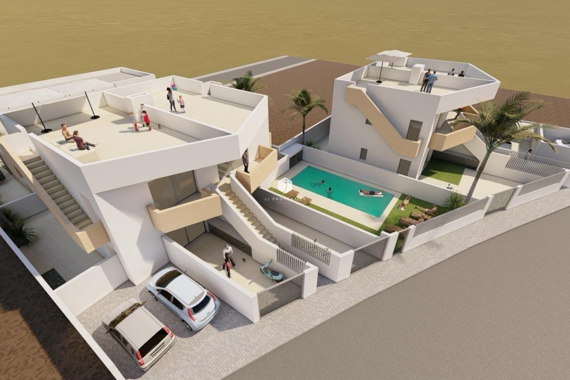 Nieuwbouw Woningen - Villa -
Puerto de Mazarron - Mar De Plata