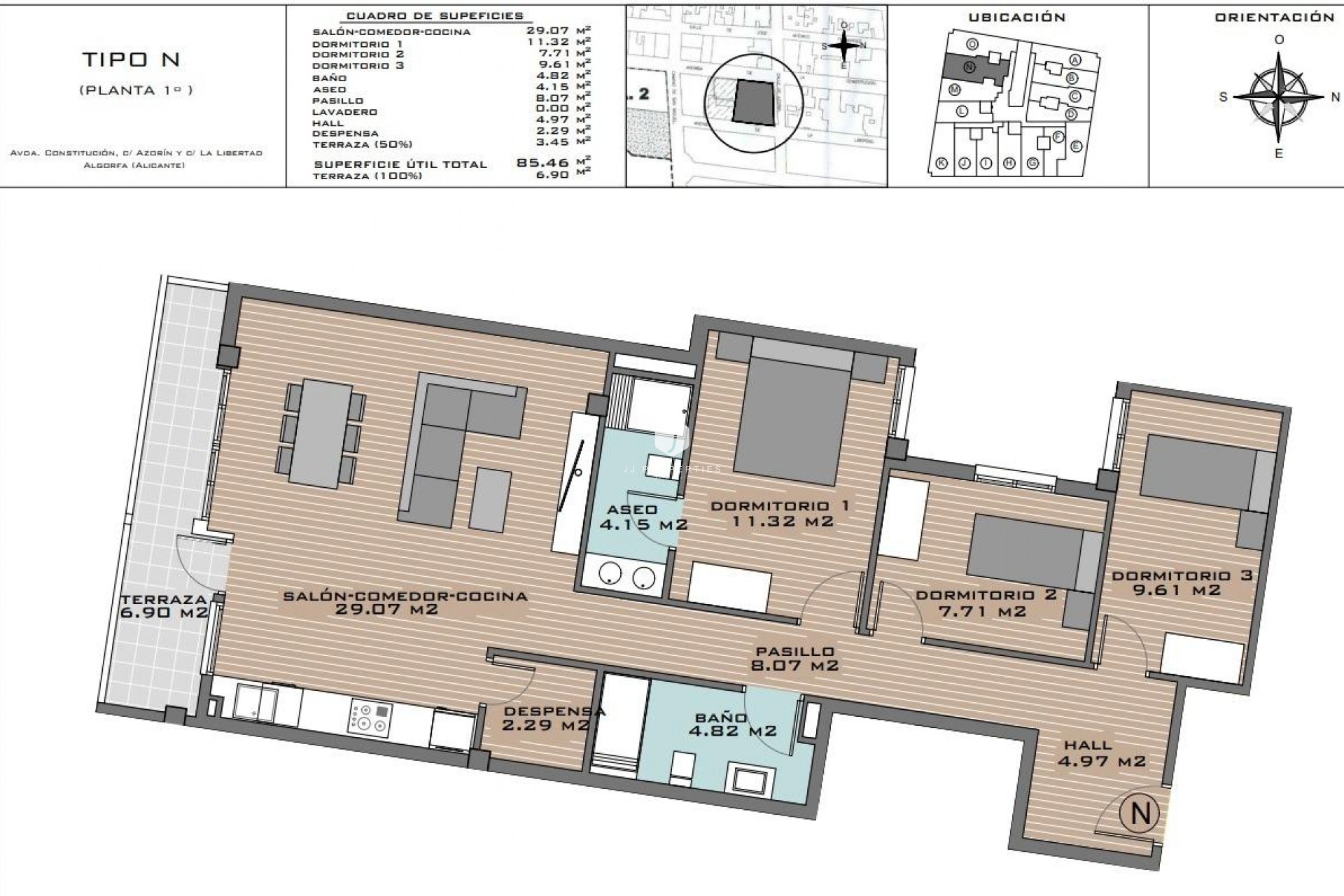 Nouvelle construction - Appartement -
Algorfa - Pueblo