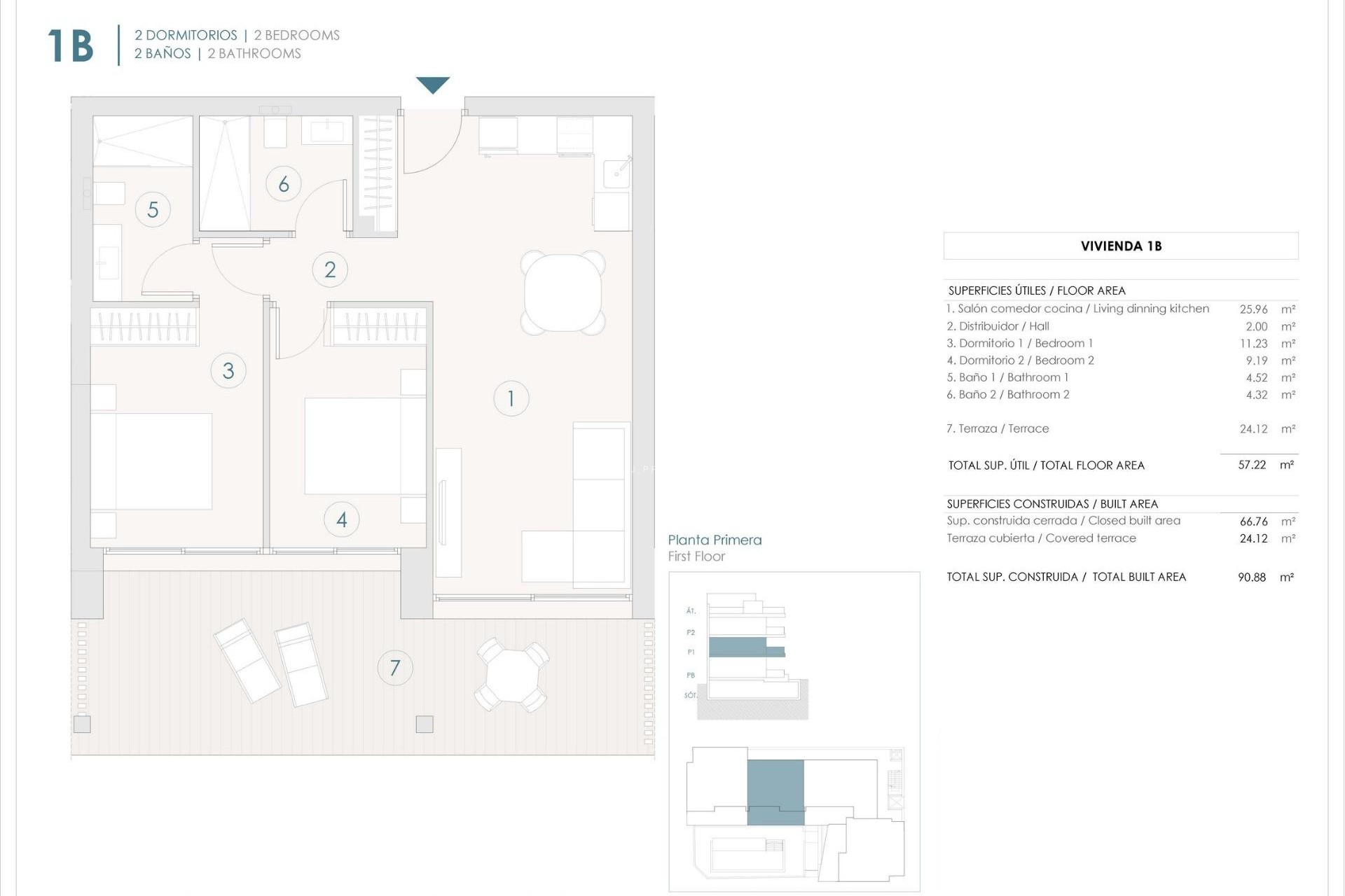 Nouvelle construction - Appartement -
Benijofar - Pueblo