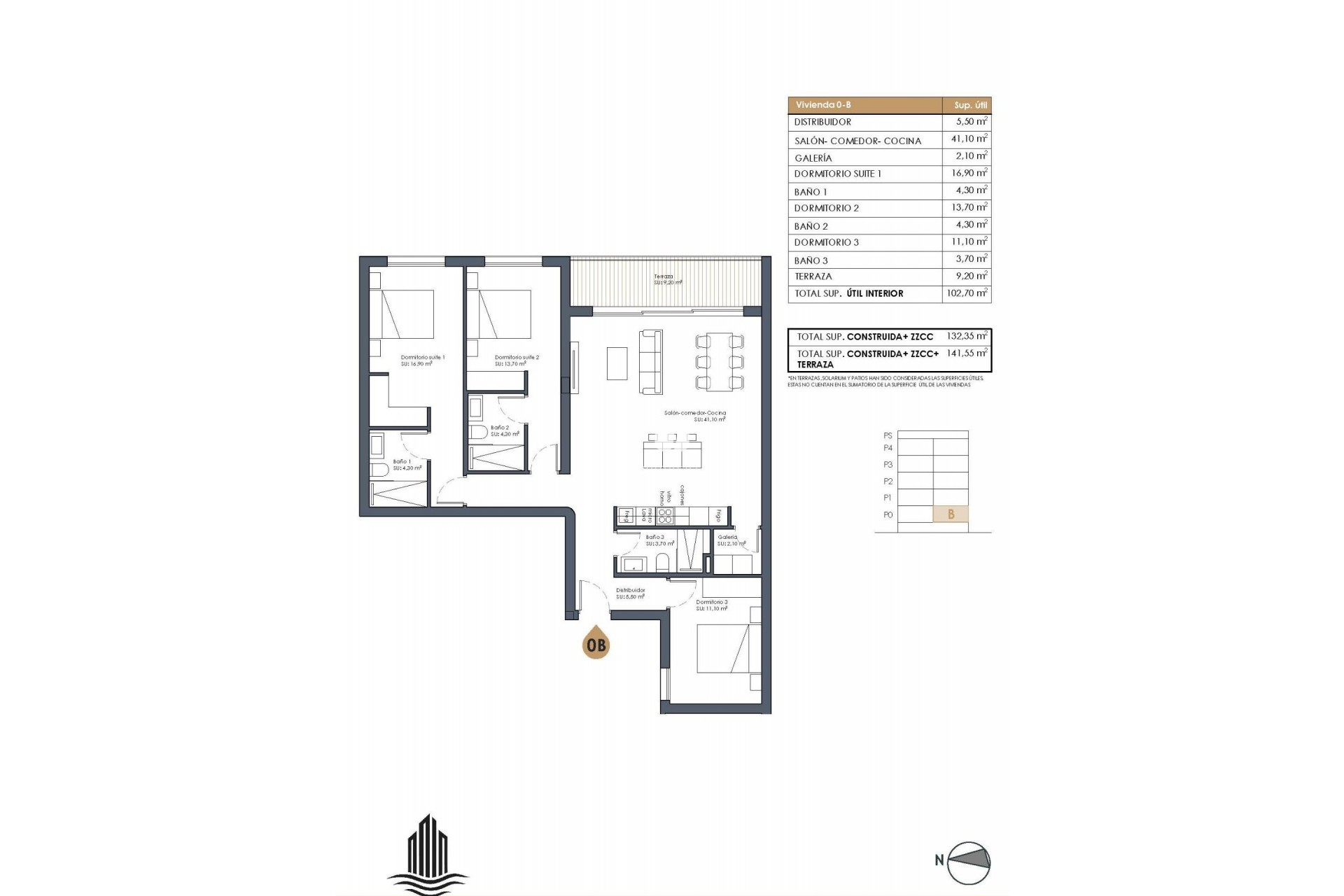 Nouvelle construction - Appartement -
Guardamar del Segura - Pueblo