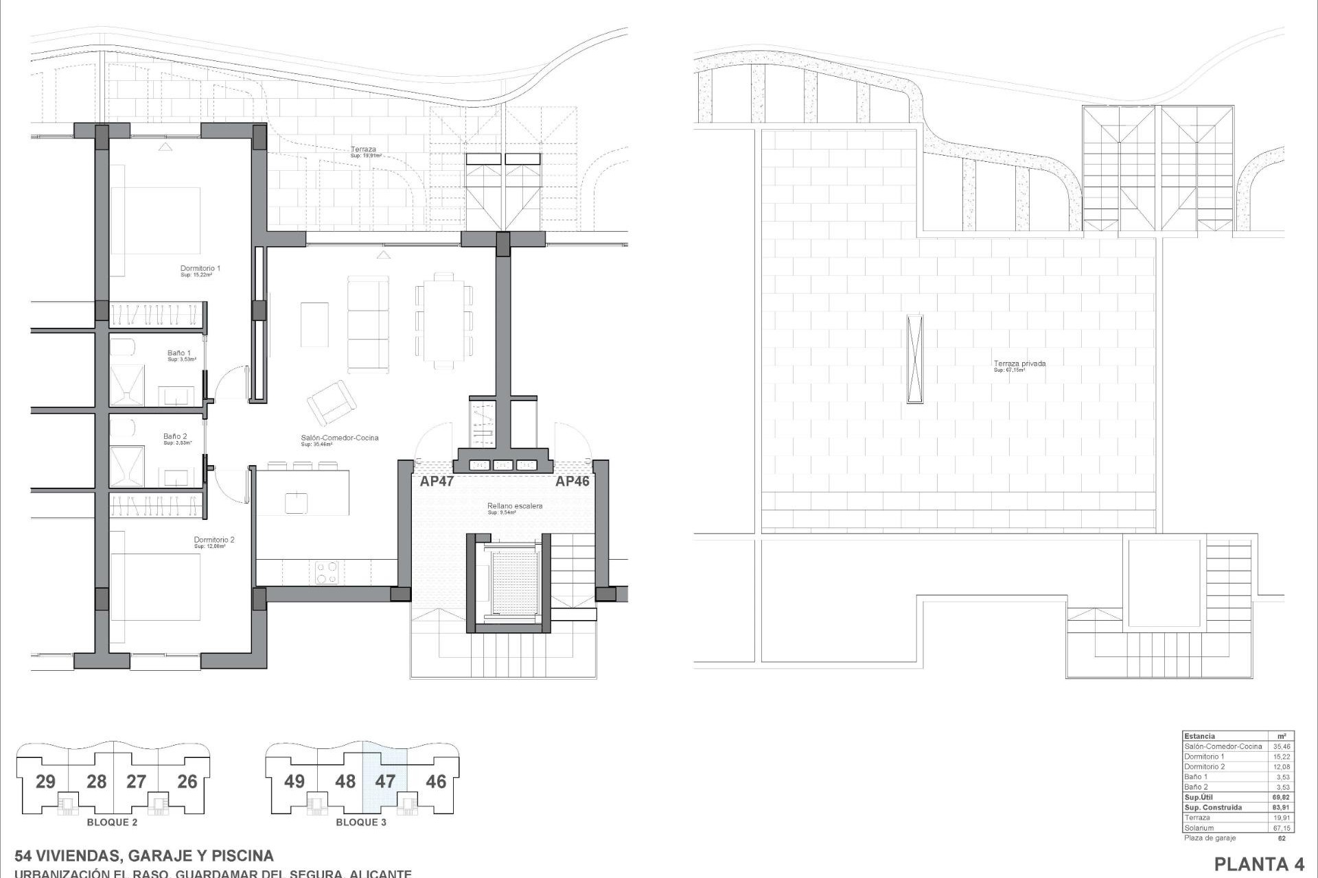 Nouvelle construction - Attique -
Guardamar del Segura - El Raso
