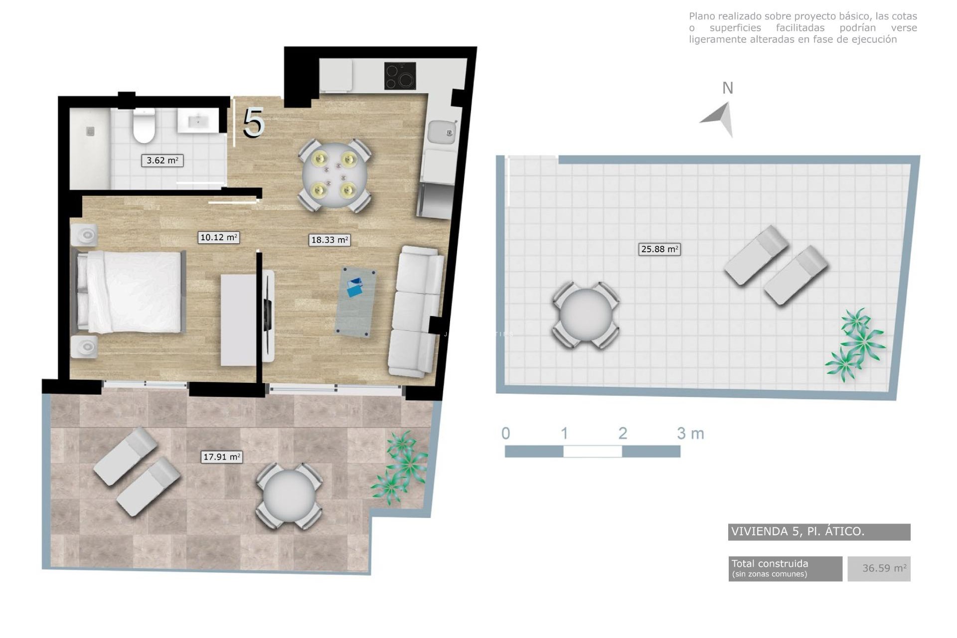 Nouvelle construction - Attique -
Torrevieja - Centro