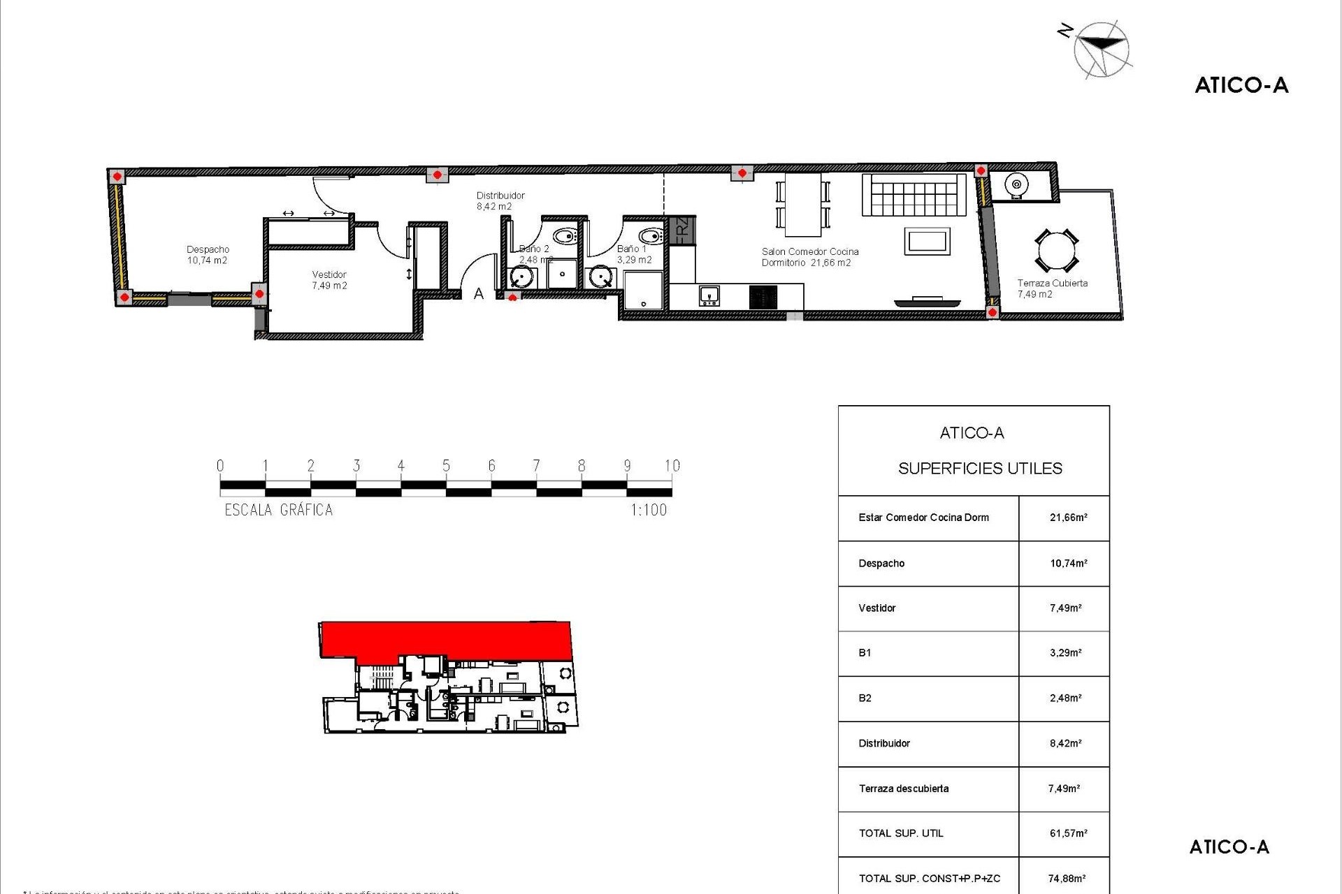 Nouvelle construction - Attique -
Torrevieja - Playa de los Locos