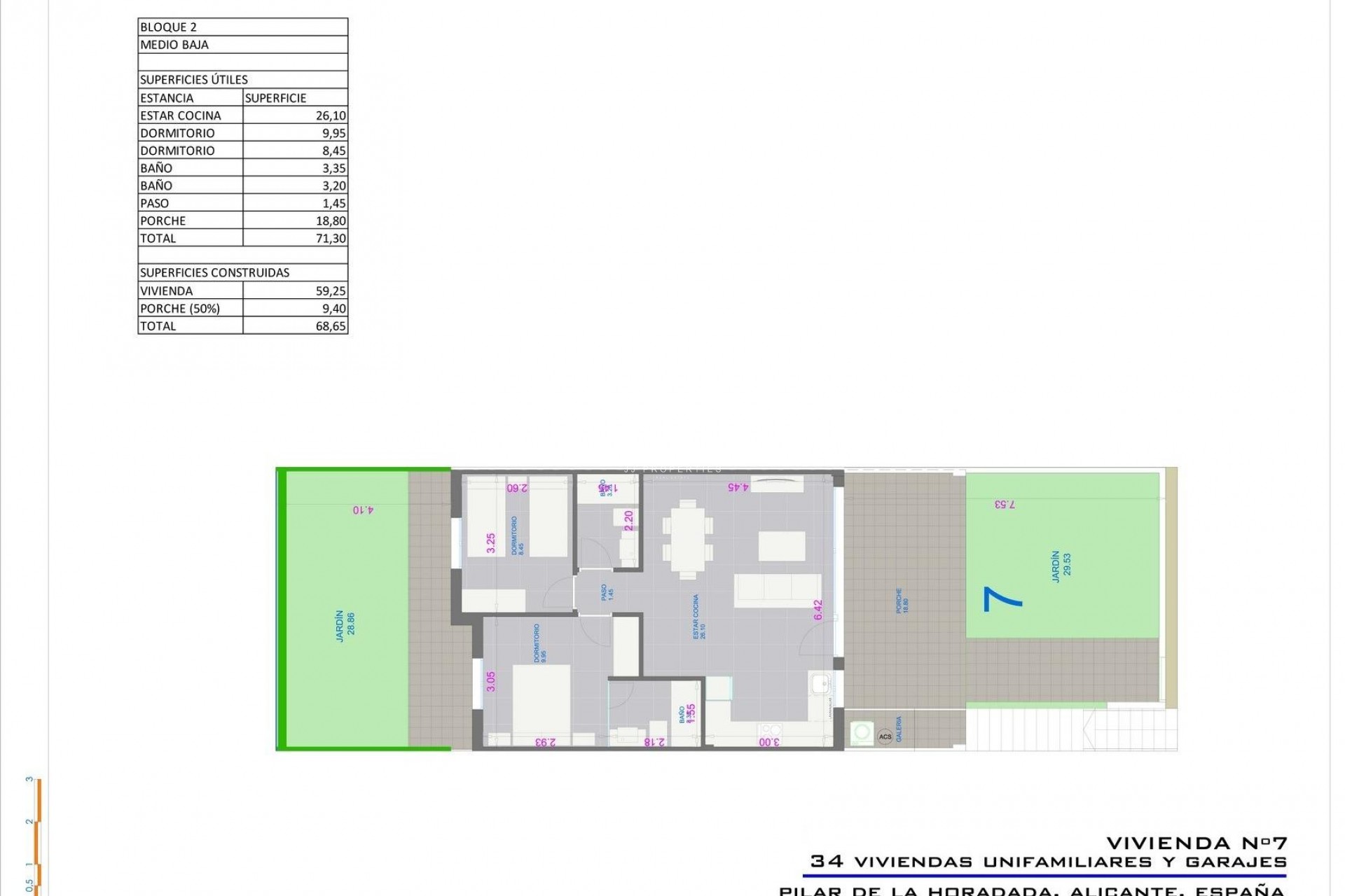Nouvelle construction - Bungalow -
Pilar de la Horadada - pueblo