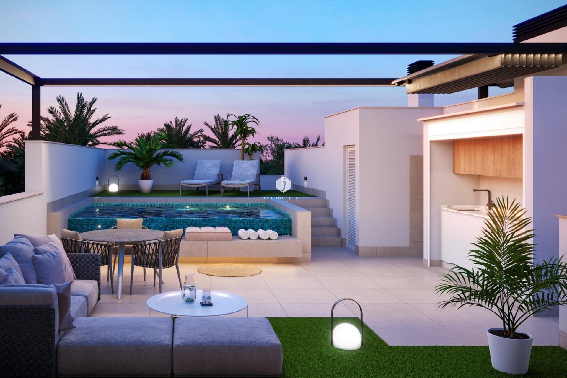 Nowy budynek - Bungalow -
Pilar de la Horadada - parques de Andromeda