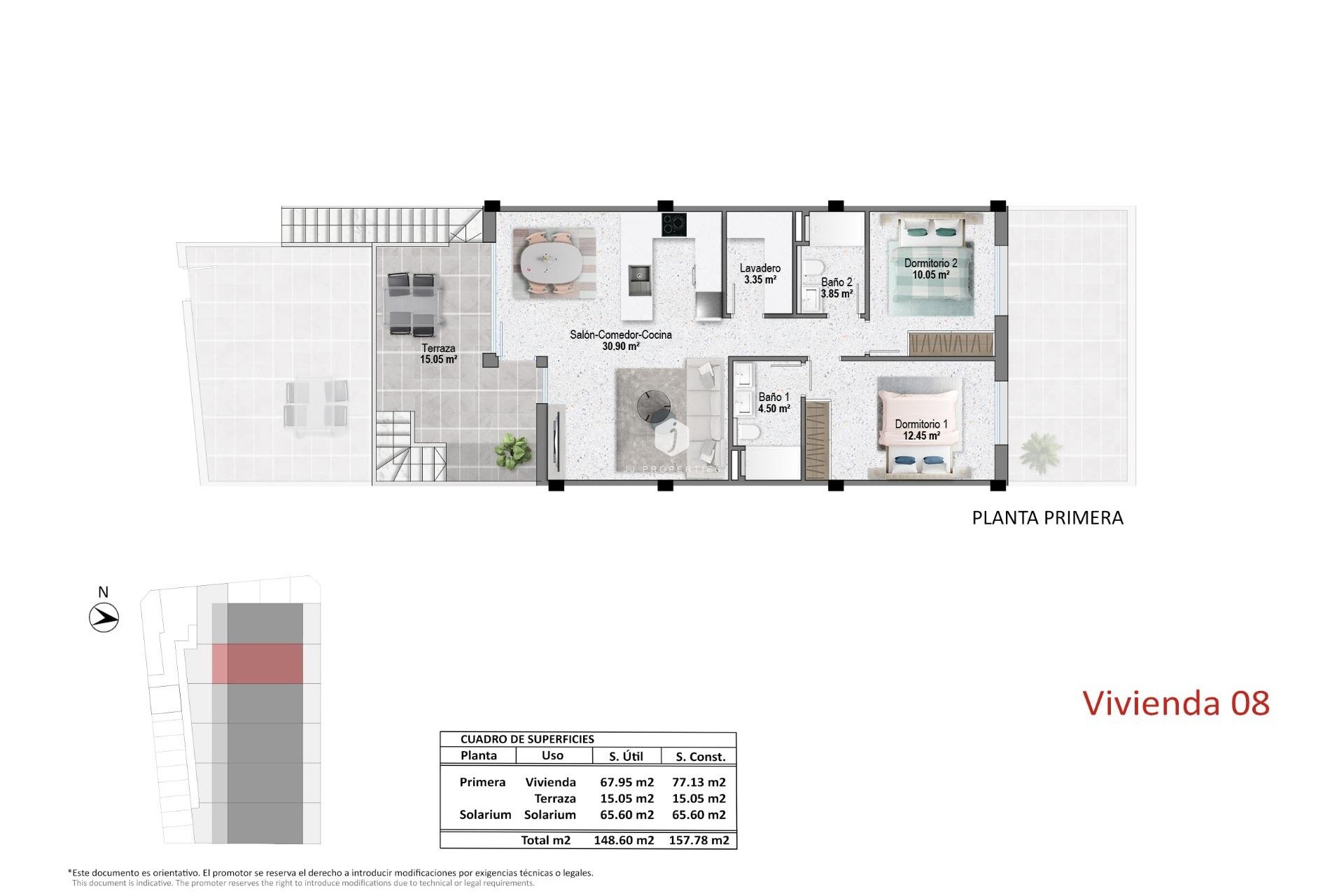 Nowy budynek - Bungalow -
Pilar de la Horadada - pueblo