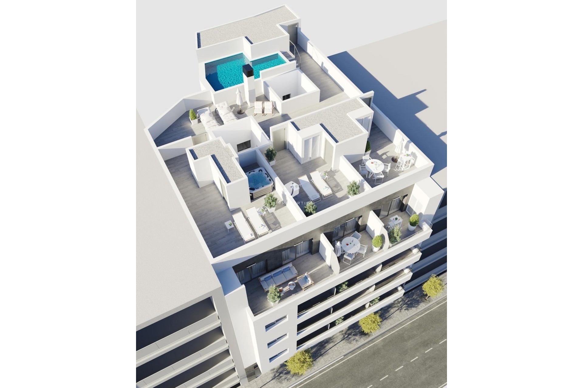 Nowy budynek - Mieszkanie w bloku -
Torrevieja - Centro