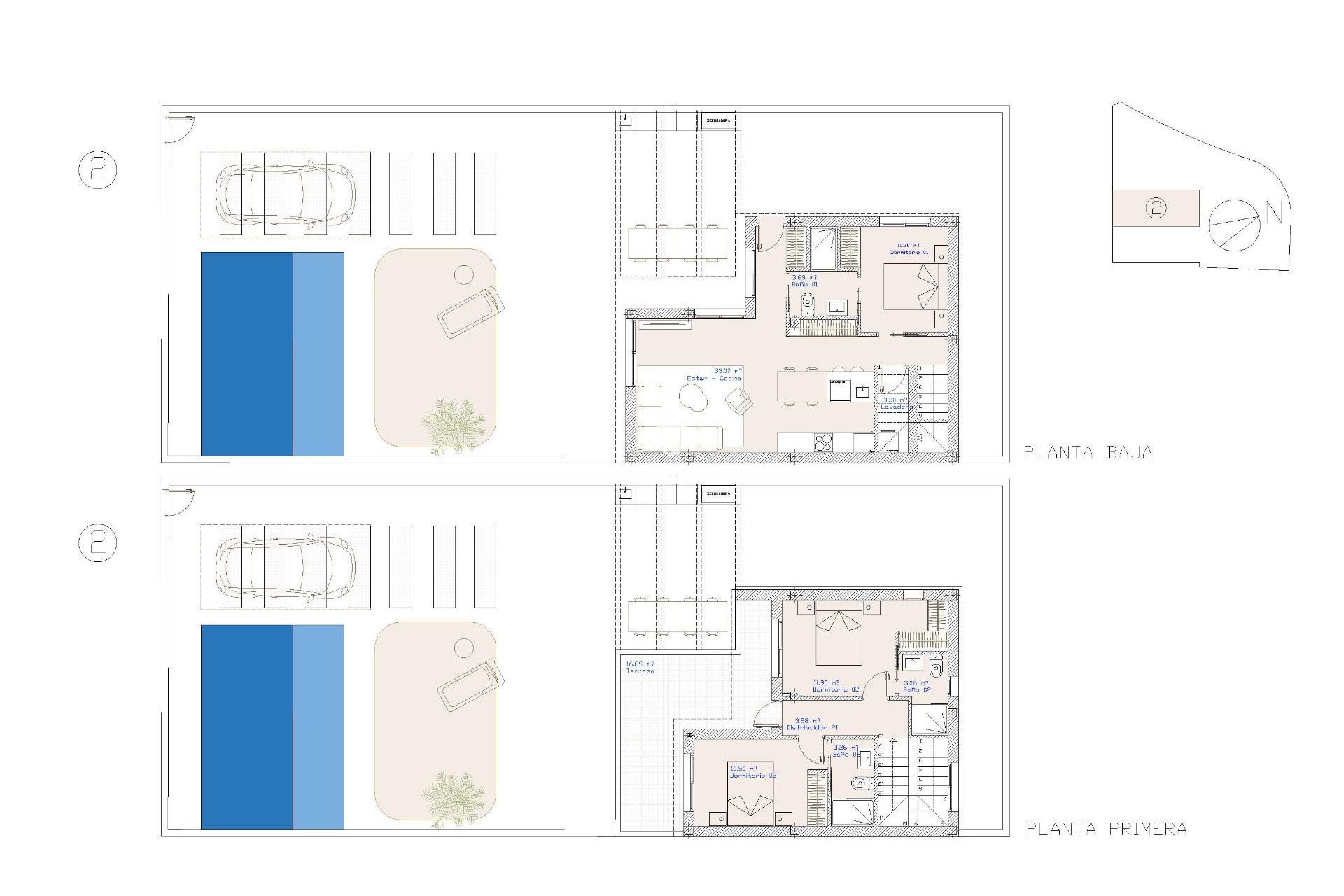 Nowy budynek - Villa -
San Pedro del Pinatar - Centro