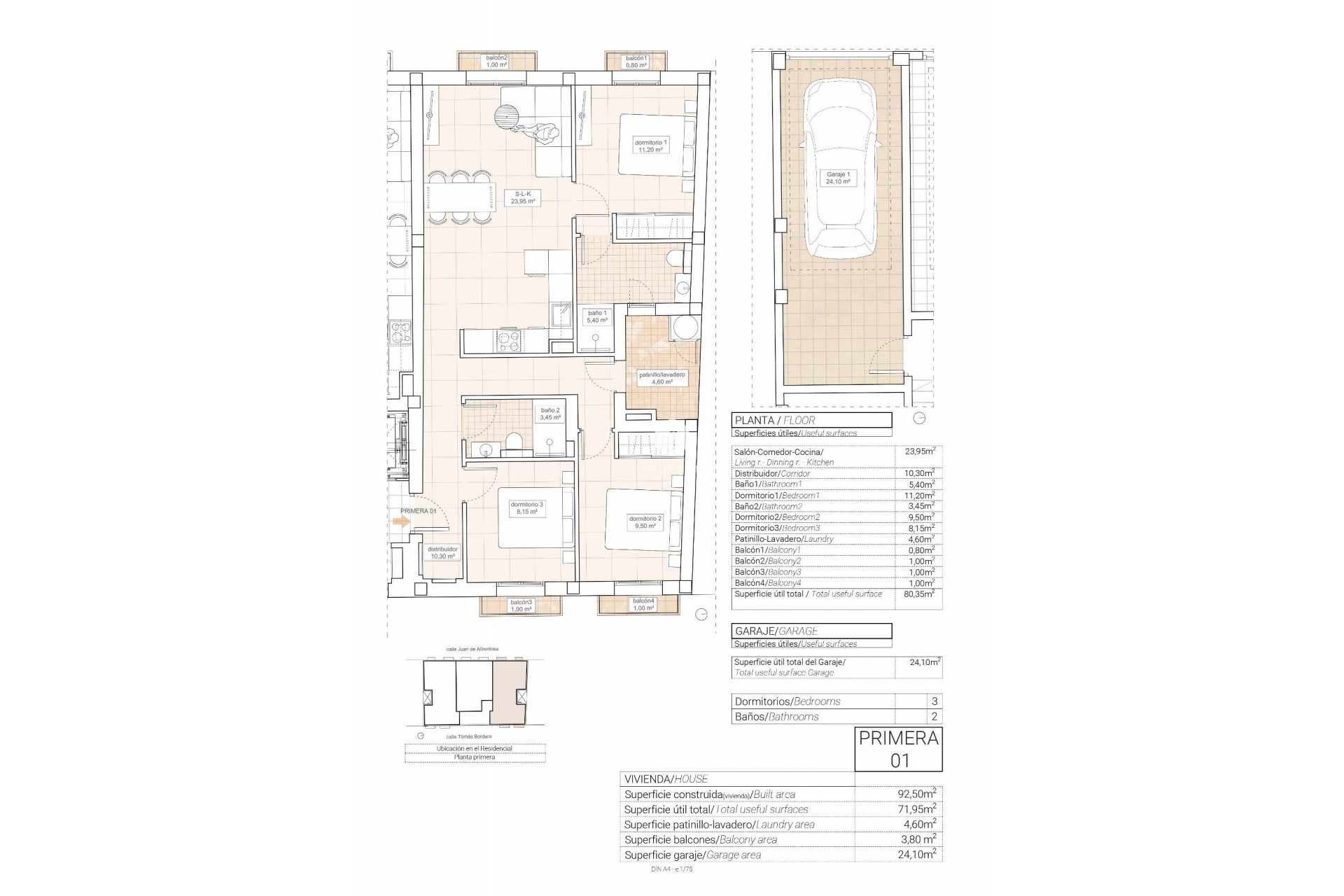 Obra nueva - Apartamento / piso -
Hondón de las Nieves - Pueblo