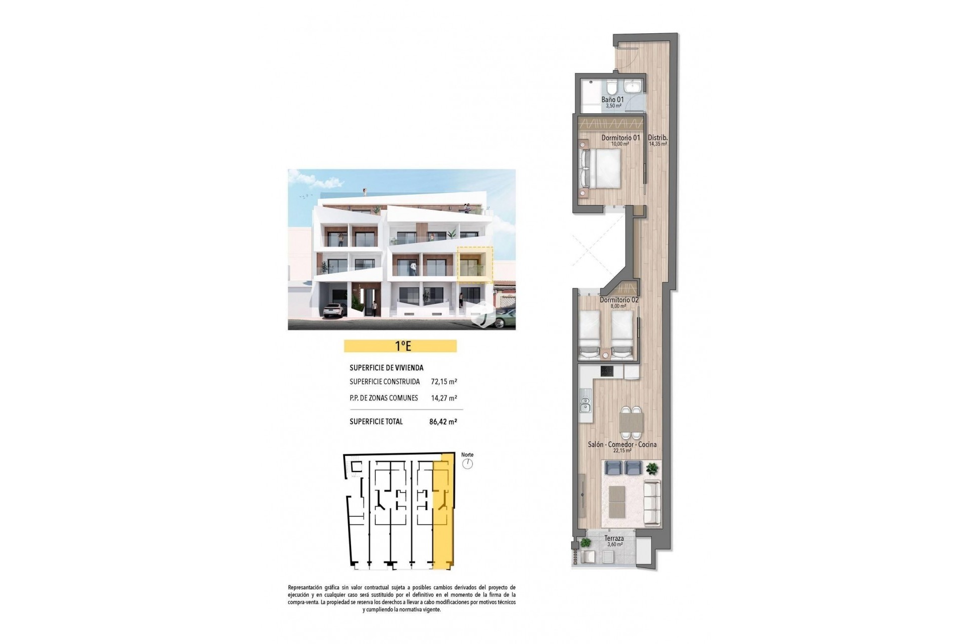 Obra nueva - Apartamento / piso -
Torrevieja - Playa de El Cura