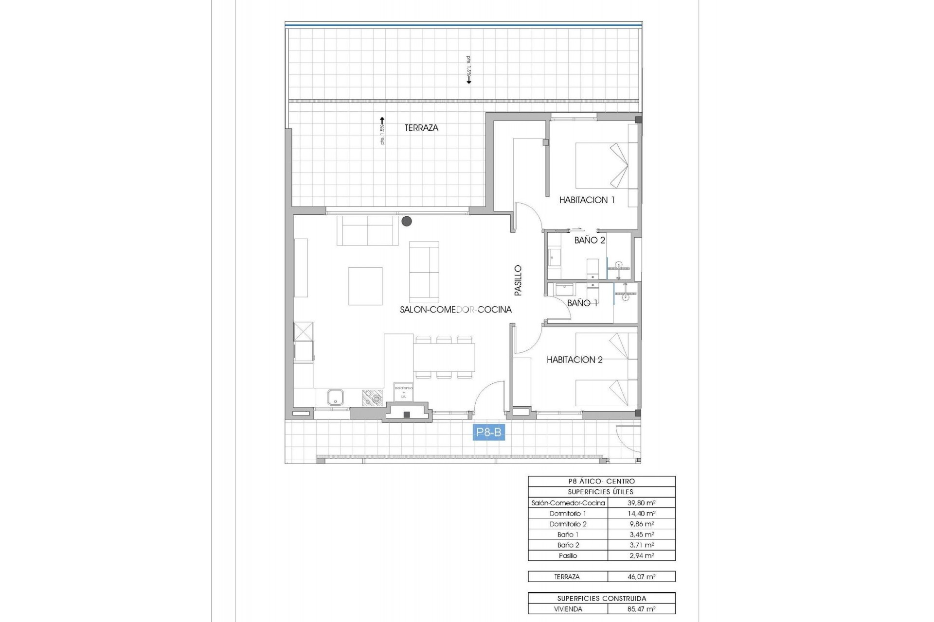 Obra nueva - Ático -
Villajoyosa - Cala de Finestrat