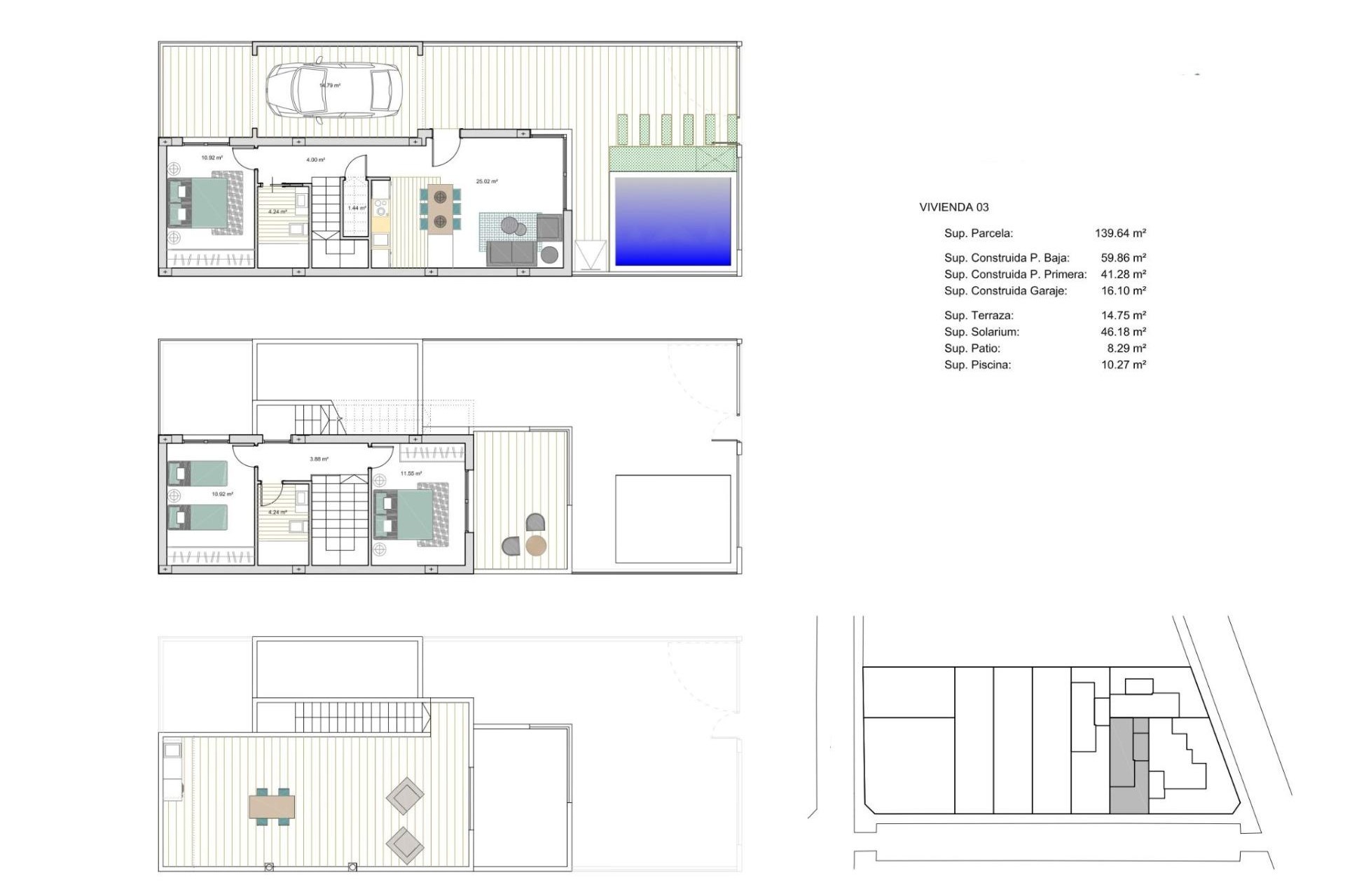 Obra nueva - Villa -
Los Alcazares - La Concha