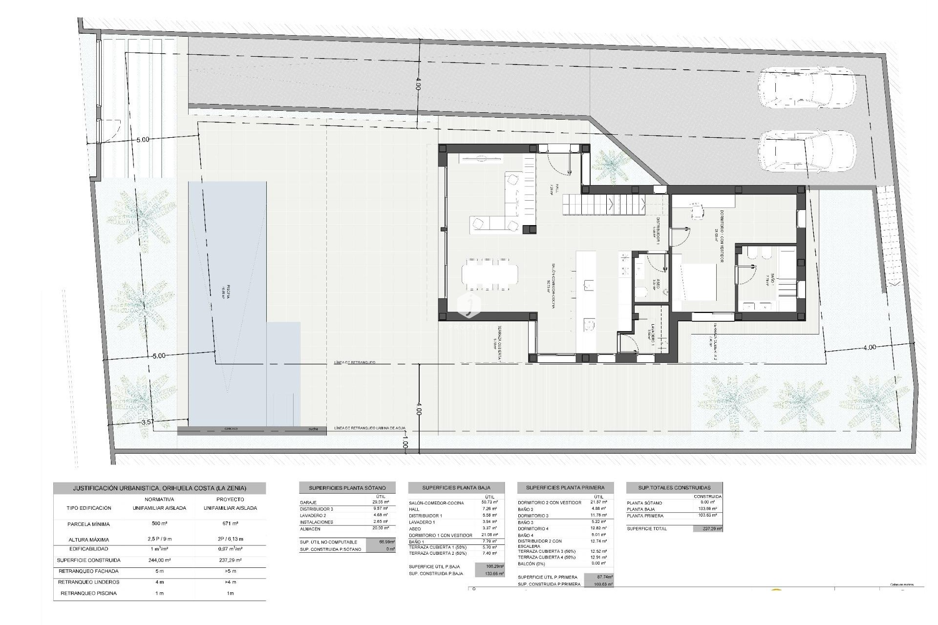 Obra nueva - Villa -
Orihuela Costa - La Zenia