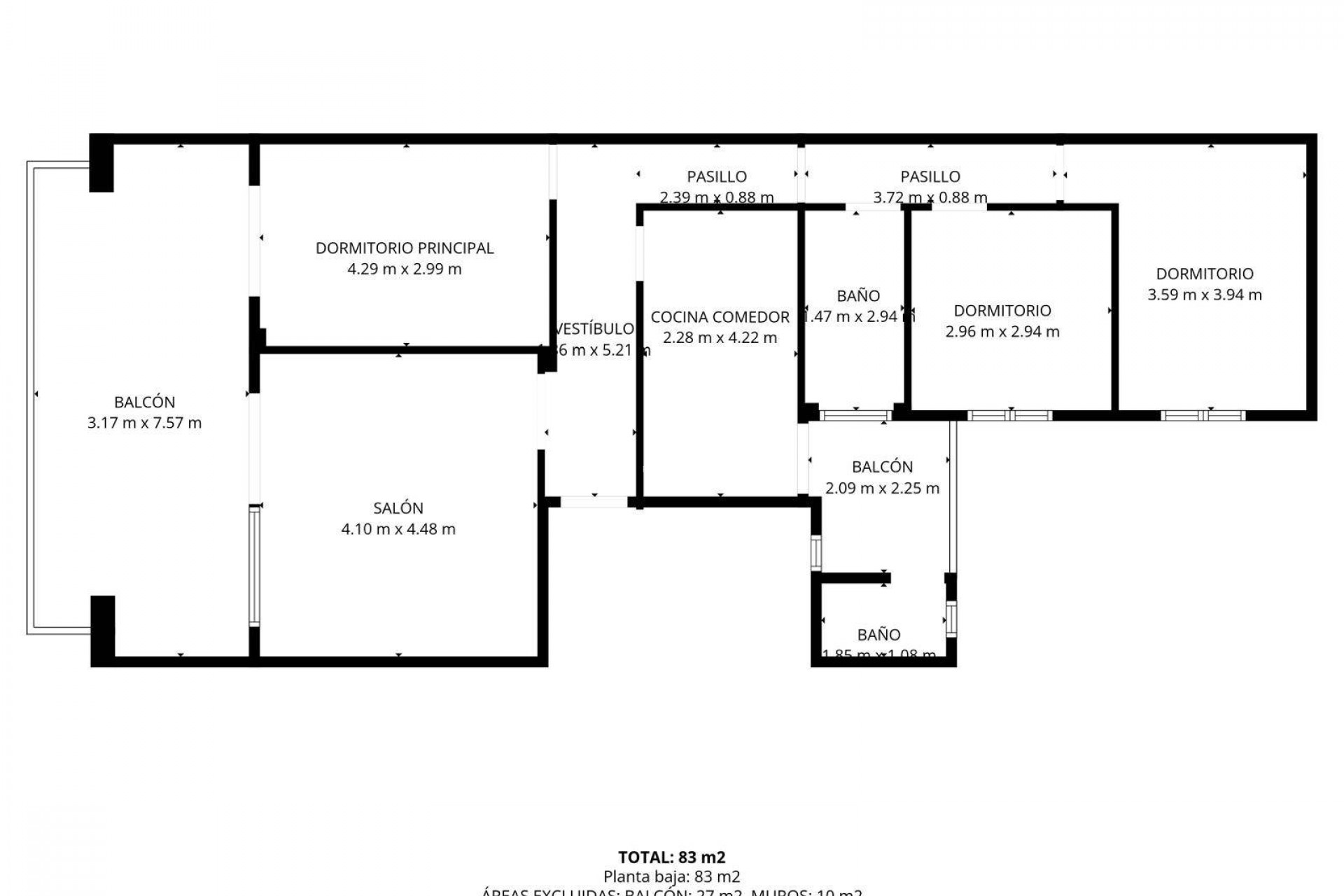 Tweedehands - Penthouse -
Torrevieja - Playa de los Naufragos