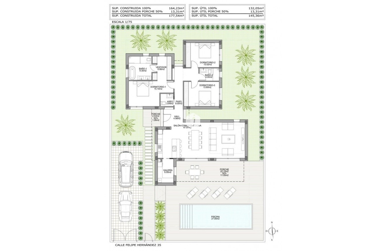 Nieuwbouw Woningen - Villa -
Benijofar - Polideportivo