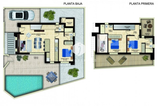 Nieuwbouw Woningen - Villa -
Benijofar - Polideportivo