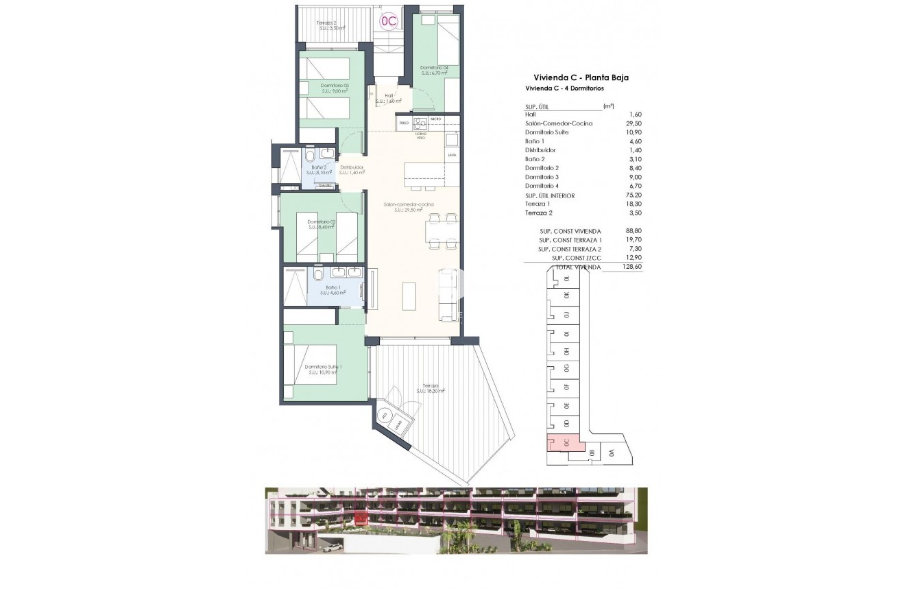 Nieuwbouw Woningen - Appartement / flat -
Benijofar - Pueblo