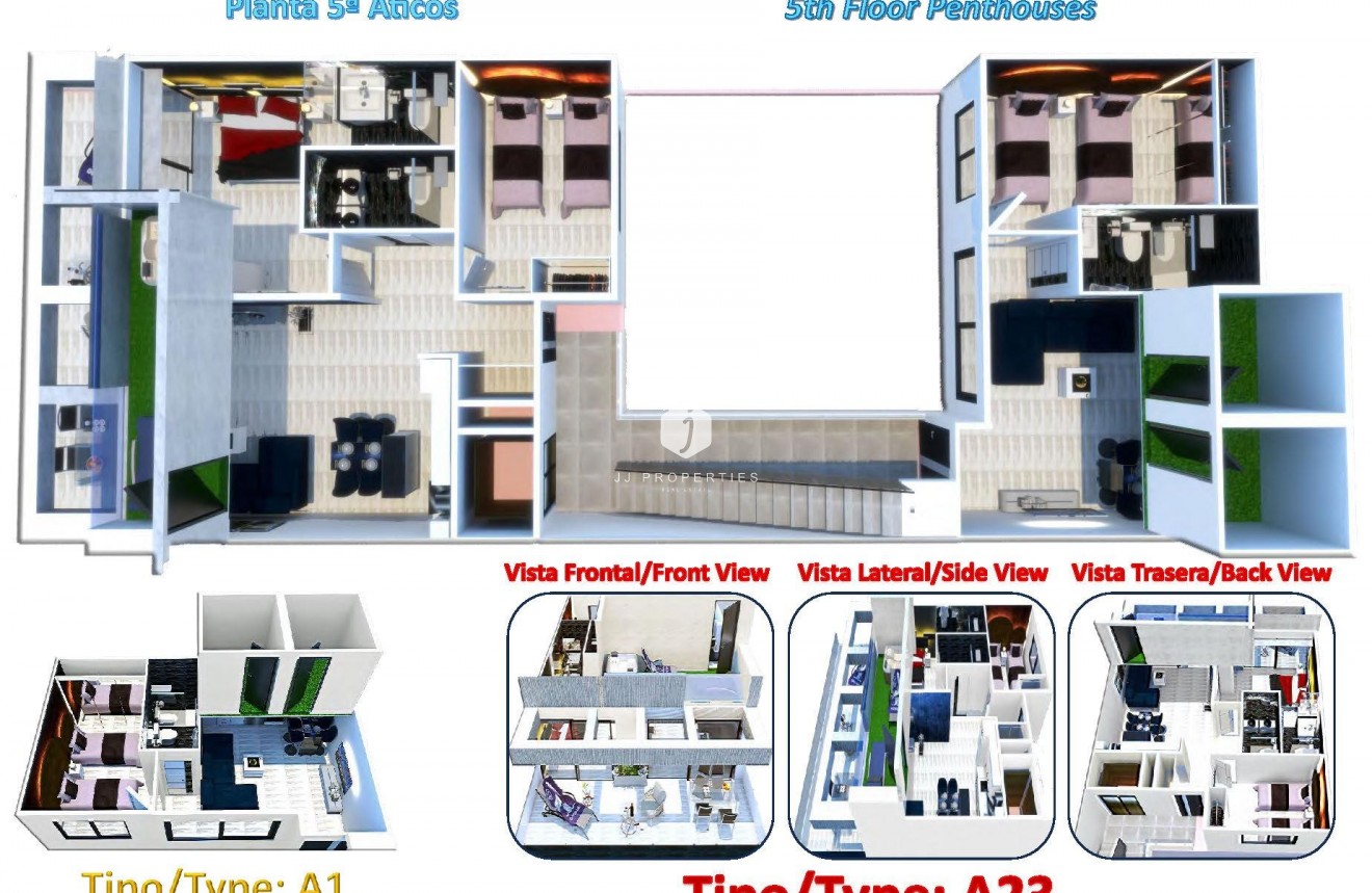 Nieuwbouw Woningen - Penthouse -
Torrevieja - Centro