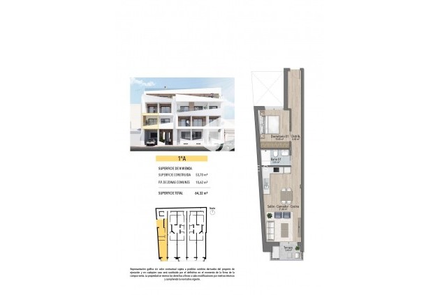 Nouvelle construction - Appartement -
Torrevieja - Playa de El Cura