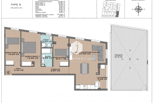 Nieuwbouw Woningen - Penthouse -
Algorfa - Pueblo