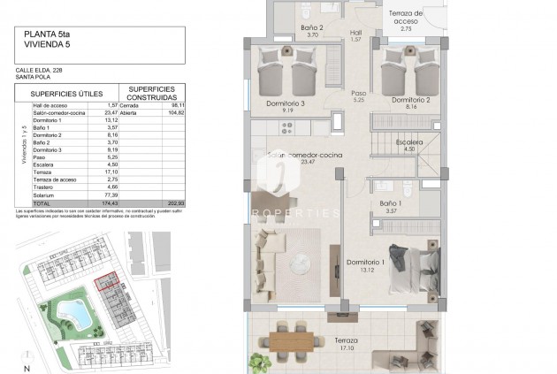 Nieuwbouw Woningen - Penthouse -
Santa Pola - Playa Tamarit