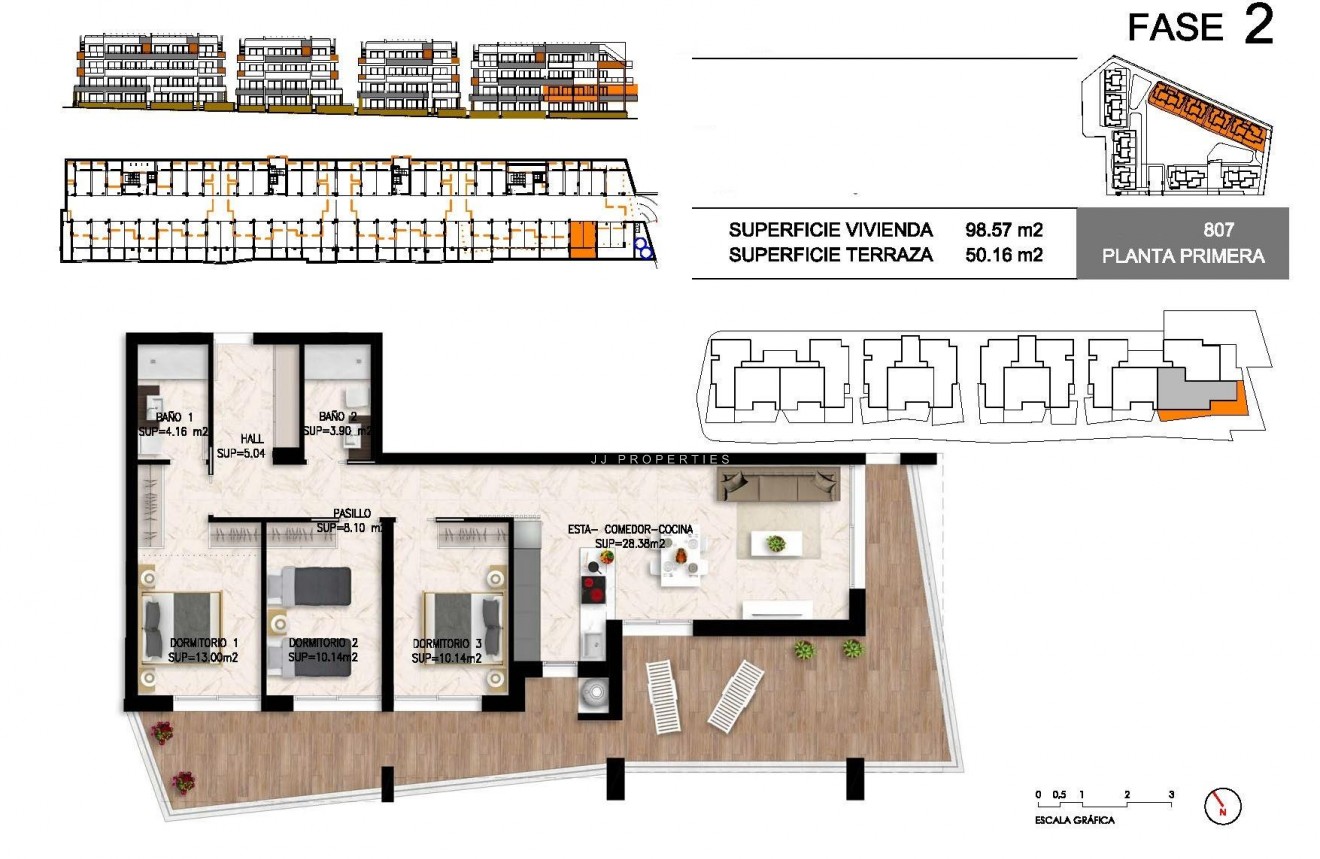Nieuwbouw Woningen - Appartement / flat -
Orihuela Costa - Playa Flamenca