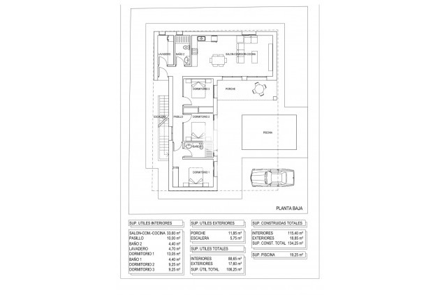 Neue Gebäude - Villa -
Pinoso - Lel