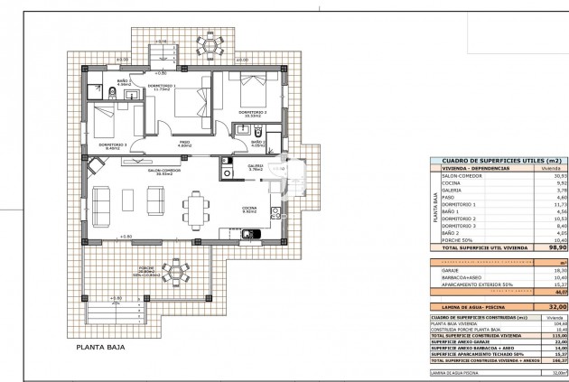 Nieuwbouw Woningen - Villa -
Pinoso - Camino Del Prado