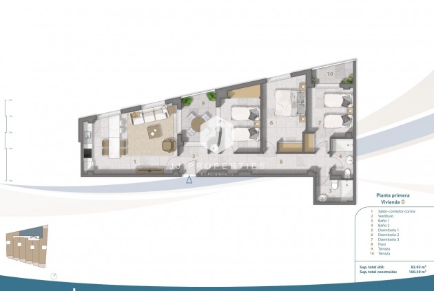 Nieuwbouw Woningen - Appartement / flat -
San Pedro del Pinatar - Playa Villananitos