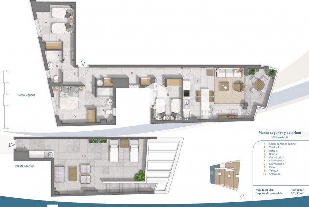 Nieuwbouw Woningen - Penthouse -
San Pedro del Pinatar - Playa Villananitos