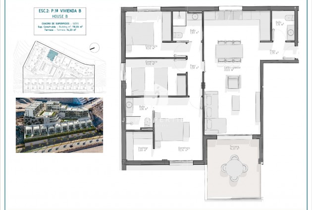 Nieuwbouw Woningen - Appartement / flat -
Aguilas - Playa del Hornillo
