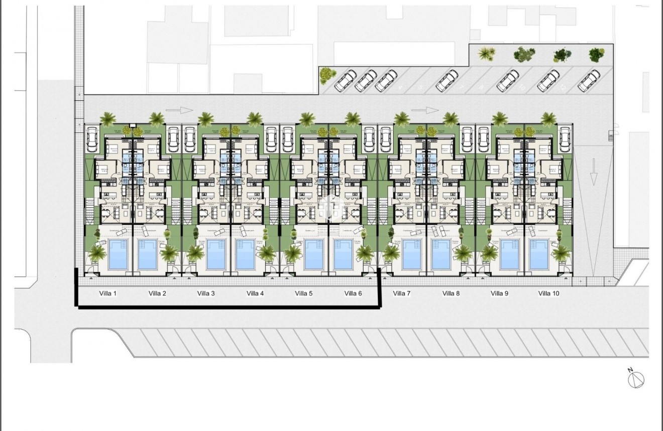 Nieuwbouw Woningen - Chalet -
Los Nietos - Los Nietos playa