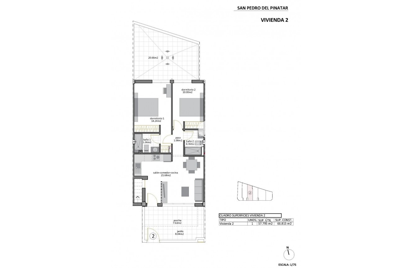 Nieuwbouw Woningen - Bungalow -
San Pedro del Pinatar - Los Cuarteros