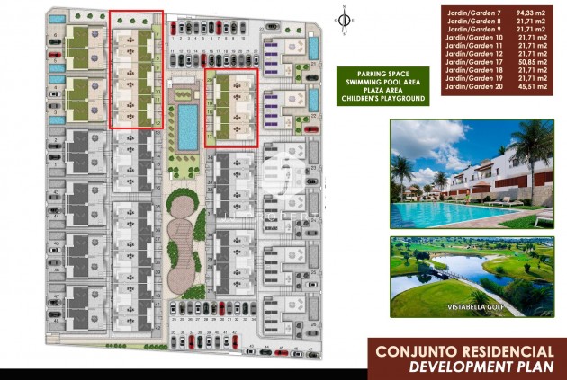 Nieuwbouw Woningen - Chalet -
Orihuela - Vistabella Golf