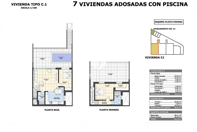 Nieuwbouw Woningen - Bungalow -
Pilar de la Horadada - pueblo