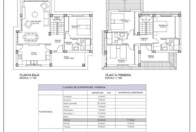 Nouvelle construction - Villa -
Lorca - Purias