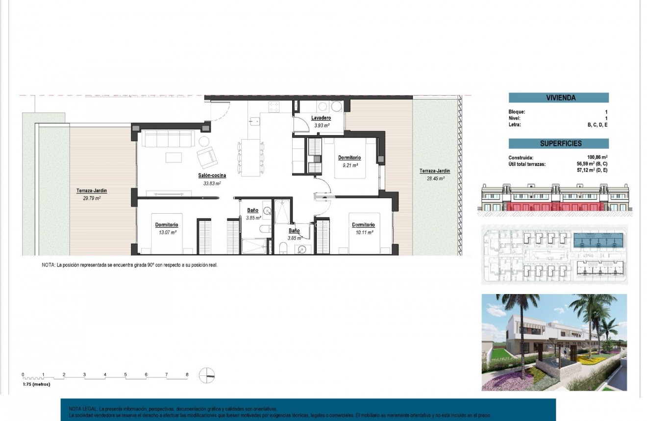 Nieuwbouw Woningen - Bungalow -
Los Alcazares - Serena Golf