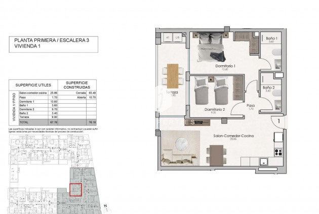Nieuwbouw Woningen - Appartement / flat -
Santa Pola - Estacion de autobuses