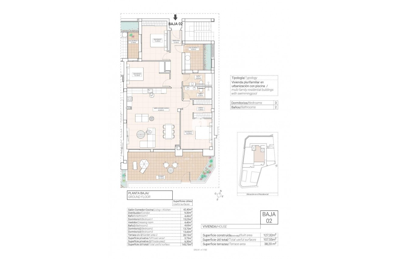 Nieuwbouw Woningen - Appartement / flat -
Hondón de las Nieves - Pueblo